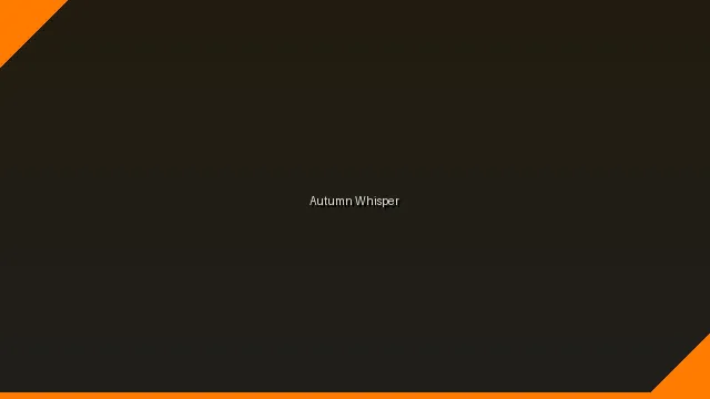 冠军作品《秋日私语》- AOA体育app 优胜视频